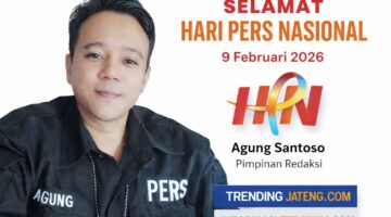 Hari Pers Nasional 2026: Agung Santoso Tekankan Pentingnya Pers Sehat untuk Kedaulatan Ekonomi Bangsa