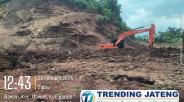 Warga Tegalrejo Bawen Resah, Aktivitas Galian Diduga Tak Berizin Beroperasi di Zona Hijau