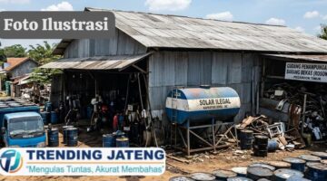 Diduga Jadi Lokasi Penimbunan Solar Ilegal, Gudang di Pegandon Kendal Luput dari Pantauan Aparat?