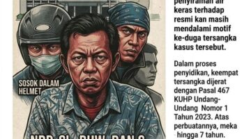 Puspom TNI Amankan 4 Prajurit TNI Terduga Pelaku Kasus Penyiraman Air Keras Aktivis KontraS Andrie Yunus