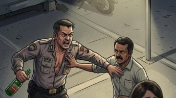 Diduga Mabuk, Oknum Anggota Polrestabes Semarang Berinisial MRD Kejar Perempuan Pakai Botol dan Membuat Resah Warga Mijen