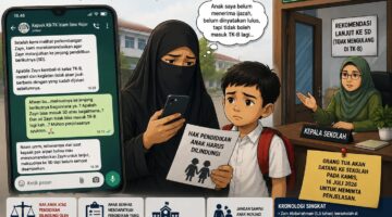 Diduga Dikeluarkan Mendadak dari TK-B, Orang Tua Pertanyakan Kebijakan KB-TK Islam Ibnu Hajar di Tengah Proses Perceraian