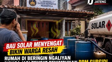 Bau Solar Menyengat Bikin Warga Resah, Rumah di Beringin Ngaliyan Diduga Jadi Tempat Penimbunan BBM Subsidi